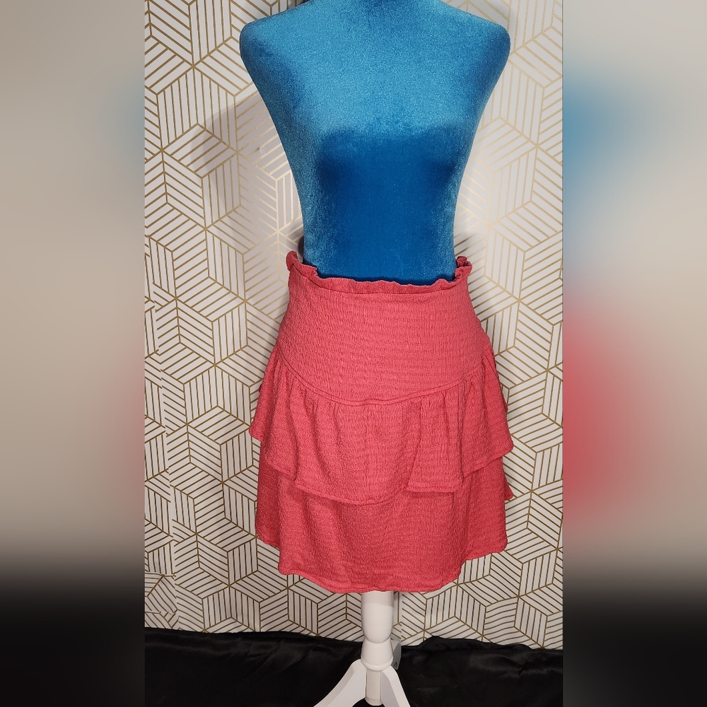 Womens salmon colored skirt (Size 2X)